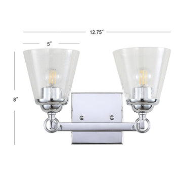 Marion Hurricane Metal/Glass Vanity - JONATHAN Y